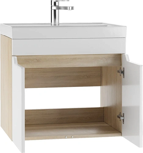Тумба с раковиной DIWO Архангельск 60 дуб сонома, подвесная 569760 Тумба с раковиной DIWO Архангельск 60 дуб сонома, подвесная 569760