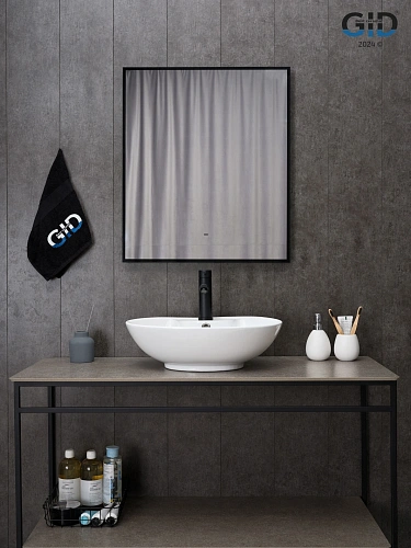 Раковина Gid N9005 51206 накладная белая 51x41x15 Раковина Gid N9005 51206 накладная белая 51x41x15