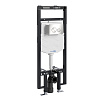 Картинка анонса товара «инсталляция для унитаза wasserkraft dinkel 58tlt.010.me.bn02 с клавишей смыва никель»