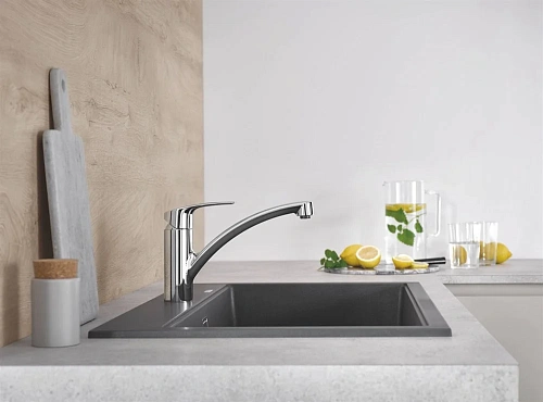 Смеситель для кухни GROHE Eurosmart 2021, хром (33281003) Смеситель для кухни GROHE Eurosmart 2021, хром (33281003)