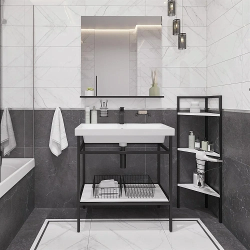 Комплект мебели DIWO Смоленск 80 с раковиной Moduo 80 484000 Комплект мебели DIWO Смоленск 80 с раковиной Moduo 80 484000