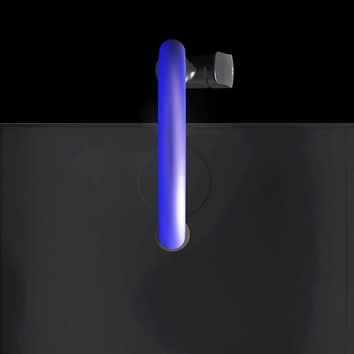 Смеситель для кухни AM.PM Like F8007827 с каналом для питьевой воды и гибким изливом, черный/синий Смеситель для кухни AM.PM Like F8007827 с каналом для питьевой воды и гибким изливом, черный/синий