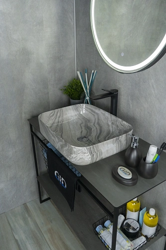 Раковина Gid Mnc597 54458 накладная под камень глянцевая 50x39x13 Раковина Gid Mnc597 54458 накладная под камень глянцевая 50x39x13