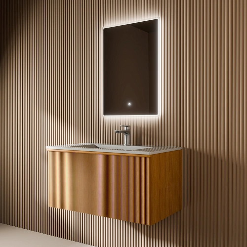 Тумба с раковиной ArtDecco Andy 80 AAN08W11S100 белый дуб Тумба с раковиной ArtDecco Andy 80 AAN08W11S100 белый дуб