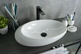 Детальная картинка товара «раковина gid n9050 51167 накладная белая 59x37x14»