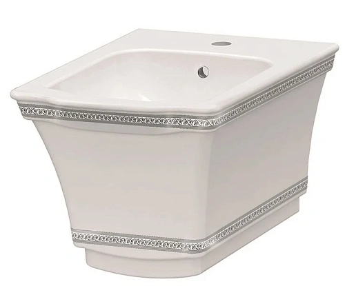 Биде подвесное Boheme Hermitage с узором CHROME 953-CR Биде подвесное Boheme Hermitage с узором CHROME 953-CR