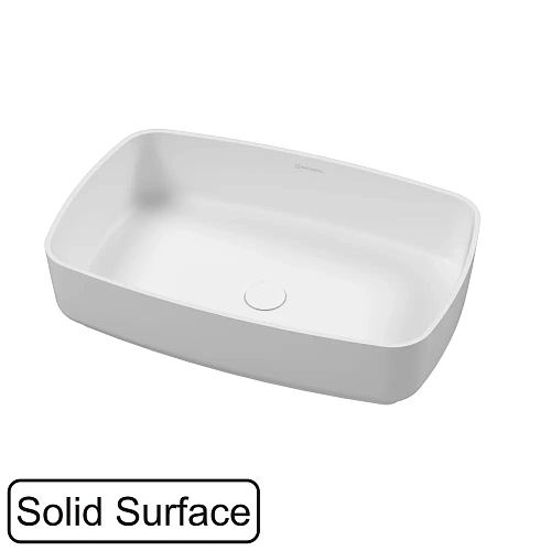 Раковина WHITECROSS Jasper 0741.058038.200 58x38 белый матовый из искусственного камня Раковина WHITECROSS Jasper 0741.058038.200 58x38 белый матовый из искусственного камня