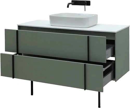 Тумба под раковину Allen Brau Reality 120 1.32008.CGM олива матовый Тумба под раковину Allen Brau Reality 120 1.32008.CGM олива матовый