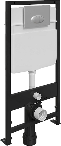 Клавиша смыва EWRIKA 0050 хром матовый 552365 Клавиша смыва EWRIKA 0050 хром матовый 552365