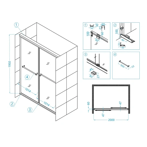 Душевая дверь RGW Tornado TO-10 01071020-21 Душевая дверь RGW Tornado TO-10 01071020-21