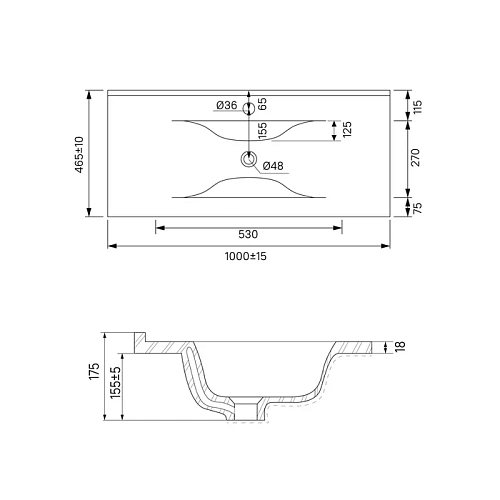 Тумба с раковиной IDDIS Bild (BIL10W0i95K) подвесная, 100 см, белый Тумба с раковиной IDDIS Bild (BIL10W0i95K) подвесная, 100 см, белый