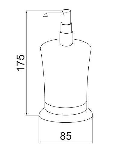 Дозатор жидкого мыла Boheme Brillante 10439 Дозатор жидкого мыла Boheme Brillante 10439