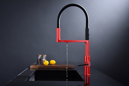 Смеситель для кухни Paulmark Tornado пламя To213402-FI Смеситель для кухни Paulmark Tornado пламя To213402-FI