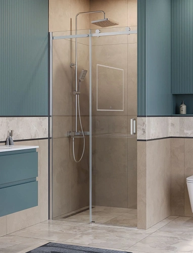 Душевая дверь BelBagno SOFT_CLOSE-2-BF-1-110-C-Cr 110 см, профиль хром, стекло прозрачное Душевая дверь BelBagno SOFT_CLOSE-2-BF-1-110-C-Cr 110 см, профиль хром, стекло прозрачное