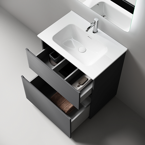 Тумба под раковину SANCOS Folk Floor FL70FGS 690х445х850 Grey soft, напольная Тумба под раковину SANCOS Folk Floor FL70FGS 690х445х850 Grey soft, напольная