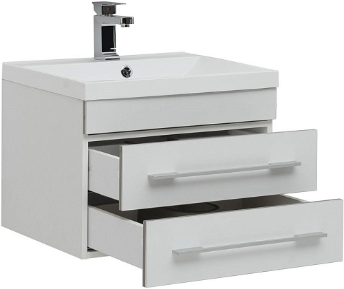 Тумба под раковину Aquanet Верона 58 New белый матовый 00272423 Тумба под раковину Aquanet Верона 58 New белый матовый 00272423