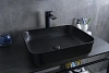 Картинка анонса товара «раковина gid bm1304 53350 накладная черная матовая 50x39x13»