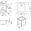 Кухонная мойка Granula 4202, БАЗАЛЬТ, СтандАРТ кварц 420х500 Кухонная мойка Granula 4202, БАЗАЛЬТ, СтандАРТ кварц 420х500