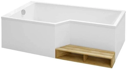 Акриловая ванна Jacob Delafon Bain-Douche Neo 180х90 E6D004L-00 левая Акриловая ванна Jacob Delafon Bain-Douche Neo 180х90 E6D004L-00 левая