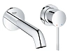 Смеситель для раковины GROHE Essence+ на 2 отверстия (вынос 183 мм), хром (19408001) внешняя часть