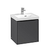 Картинка анонса товара «тумба под раковину villeroy &amp; boch subway 3.0 graphite / graphite c58101vr»