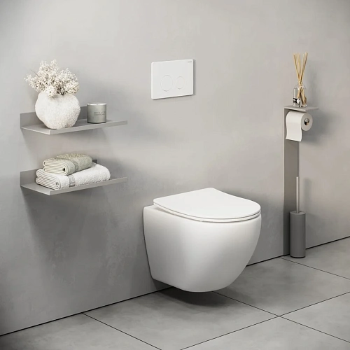 Клавиша смыва GROSSMAN Style 700.K31.05.01M.01M белый матовый Клавиша смыва GROSSMAN Style 700.K31.05.01M.01M белый матовый