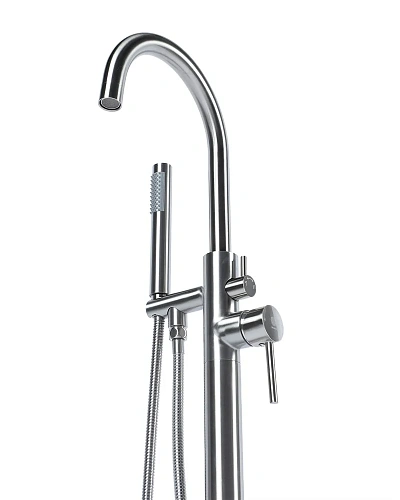 Смеситель для ванны Orange Steel M99-336ni напольный, сталь Смеситель для ванны Orange Steel M99-336ni напольный, сталь