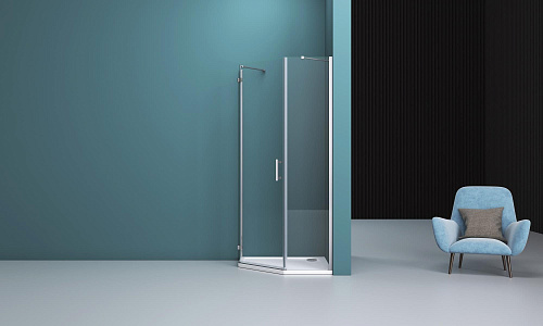 Душевой уголок BelBagno KRAFT-P-1-100-C-Cr-L 1000x1000 мм Душевой уголок BelBagno KRAFT-P-1-100-C-Cr-L 1000x1000 мм