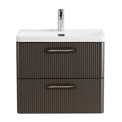 Тумба под раковину BelBagno DUE-500-2C-SO-GM-P подвесная, оружейная сталь, 500x422x500 Тумба под раковину BelBagno DUE-500-2C-SO-GM-P подвесная, оружейная сталь, 500x422x500