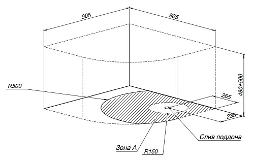 Душевой поддон Aquanet Optimal 90х90 с сиденьем 00293351 Душевой поддон Aquanet Optimal 90х90 с сиденьем 00293351