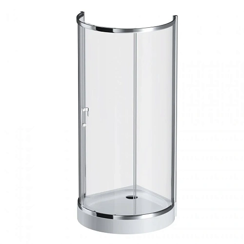 Душевой уголок AM.PM Like W83G-333-095CT Round 95x95, стекло прозрачное, профиль хром Душевой уголок AM.PM Like W83G-333-095CT Round 95x95, стекло прозрачное, профиль хром