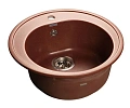 Кухонная мойка GranFest Rondo R-510 кр.м красный марс Кухонная мойка GranFest Rondo R-510 кр.м красный марс