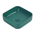 Раковина ABBER Rechteck AC2211MBG накладная, темно-зеленая матовая Раковина ABBER Rechteck AC2211MBG накладная, темно-зеленая матовая