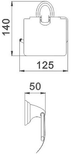 Держатель туалетной бумаги Haiba HB1503 Держатель туалетной бумаги Haiba HB1503