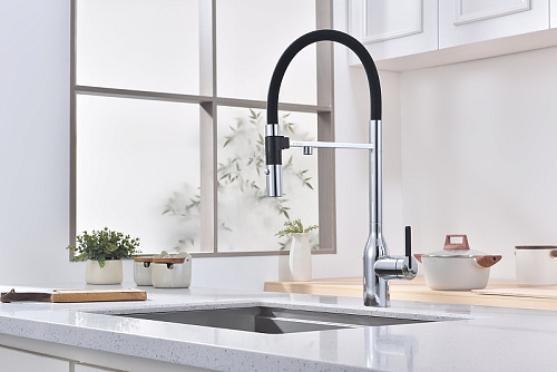 Смеситель для кухни Paulmark Magneto One хром Ma213188-CR Смеситель для кухни Paulmark Magneto One хром Ma213188-CR