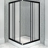 Душевой уголок Radomir Дрим 90х110 1-09-6-0-0-1221 прямоугольный стекла матовые, профиль черный Душевой уголок Radomir Дрим 90х110 1-09-6-0-0-1221 прямоугольный стекла матовые, профиль черный
