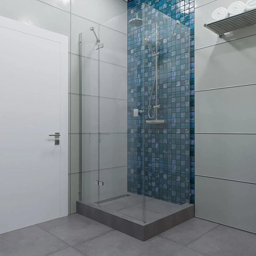 Душевой уголок DIWO Дмитров 120х80 профиль хром глянцевый 571248 Душевой уголок DIWO Дмитров 120х80 профиль хром глянцевый 571248