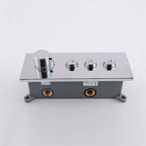 Смеситель для душа Vincea VSCV-433TCH встраиваемый, термостатический, хром Смеситель для душа Vincea VSCV-433TCH встраиваемый, термостатический, хром