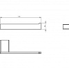 Держатель туалетной бумаги LANGBERGER Accessories 37543B Держатель туалетной бумаги LANGBERGER Accessories 37543B