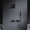 Душевая система Vincea Futura VSFW-2F11TMB термостатический встраиваемая, 3 режима, черный Душевая система Vincea Futura VSFW-2F11TMB термостатический встраиваемая, 3 режима, черный