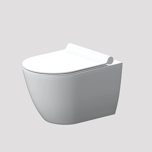 Унитаз подвесной Damixa Apollo DX22C1700SC безободковый с сиденьем микролифт Унитаз подвесной Damixa Apollo DX22C1700SC безободковый с сиденьем микролифт