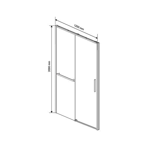 Душевая дверь Vincea Slim Soft VDS-1SS120CLB, 1200, черный, стекло прозрачное Душевая дверь Vincea Slim Soft VDS-1SS120CLB, 1200, черный, стекло прозрачное