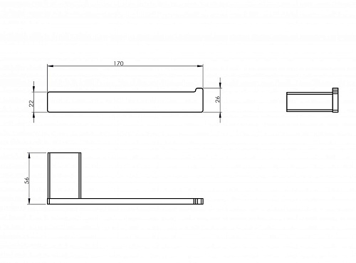 Держатель туалетной бумаги LANGBERGER Accessories 37543B Держатель туалетной бумаги LANGBERGER Accessories 37543B