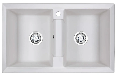 Кухонная мойка Granula 8101, АРКТИК (БЕЛЫЙ), кварц 810х500 Кухонная мойка Granula 8101, АРКТИК (БЕЛЫЙ), кварц 810х500