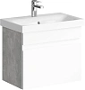 Тумба под раковину AQWELLA Smart 60 см SRT0106BS подвесная, бетон светлый