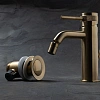 Смеситель для биде Allen Brau Priority 5.31A04-GB (с донным клапаном) золото Смеситель для биде Allen Brau Priority 5.31A04-GB (с донным клапаном) золото