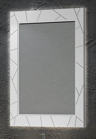 Зеркало Opadiris Луиджи 70 00-00000543 белый матовый Зеркало Opadiris Луиджи 70 00-00000543 белый матовый