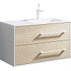 Тумба под раковину AQWELLA Miami 90см Mai.01.09/R подвесная, дуб сонома