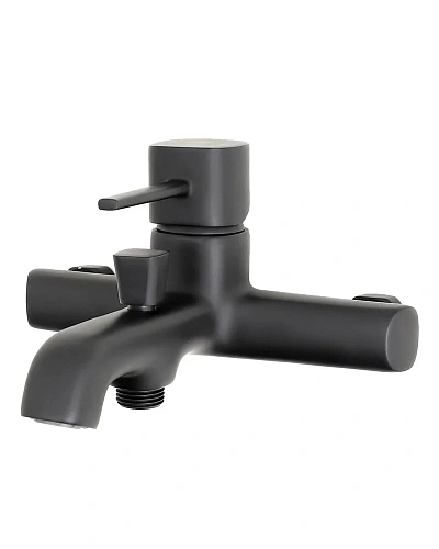 Смеситель для ванны Orange Karl M05-100b матовый черный Смеситель для ванны Orange Karl M05-100b матовый черный