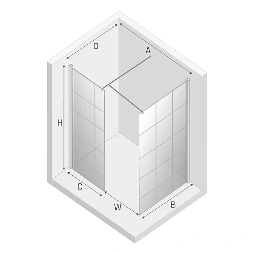 Душевой уголок NEW TRENDY NEW MODUS BLACK 120x90x200 EXK-5641 черный Душевой уголок NEW TRENDY NEW MODUS BLACK 120x90x200 EXK-5641 черный